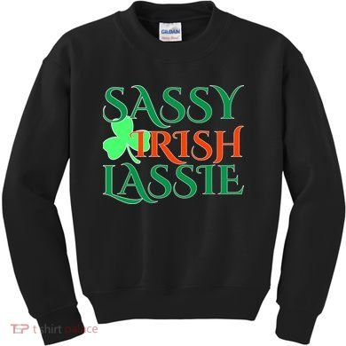 Sassy Irish Lassie Kids Sweatshirt