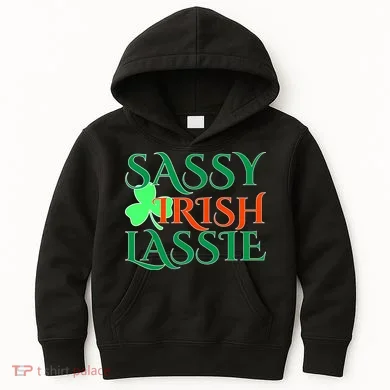 Sassy Irish Lassie Kids Hoodie