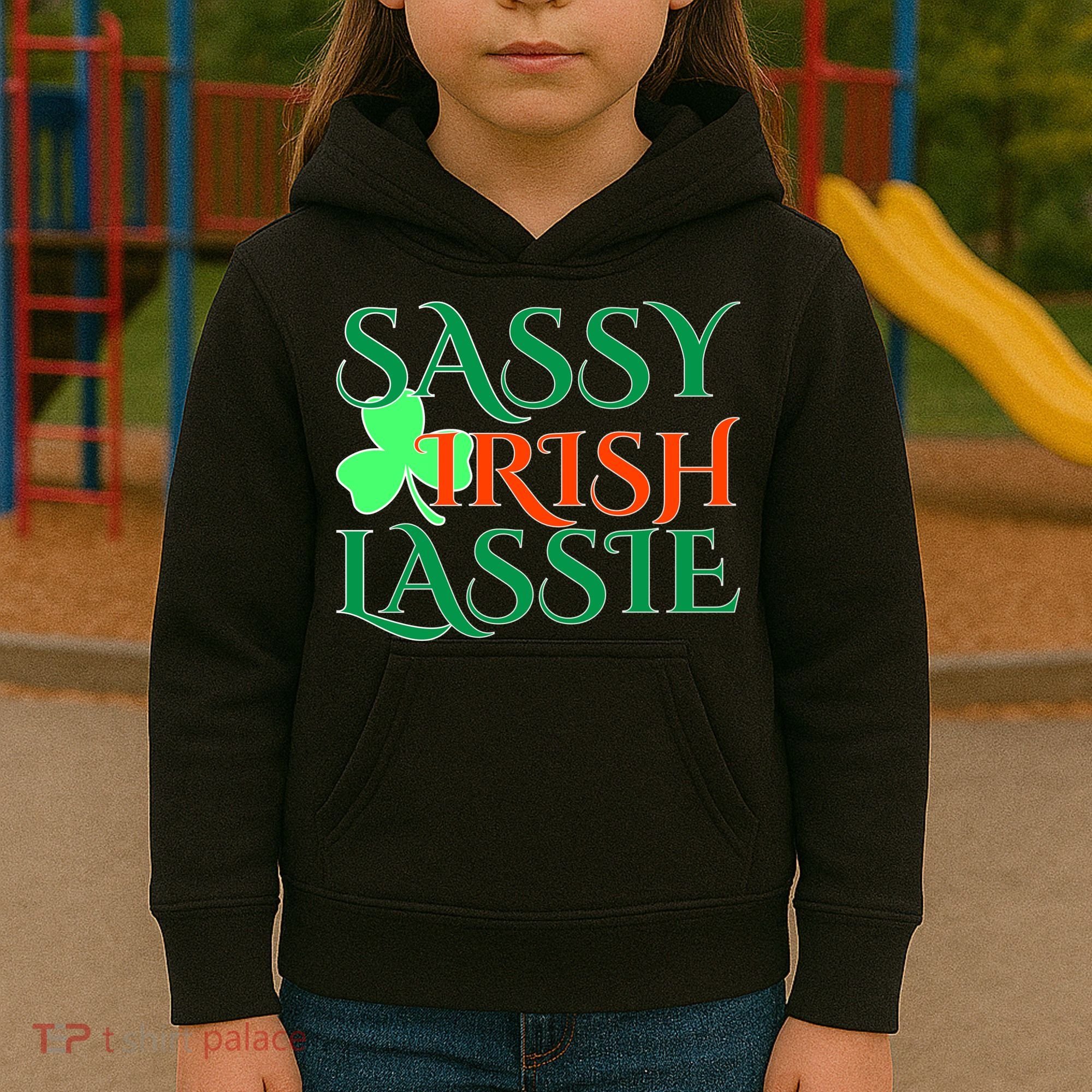 Sassy Irish Lassie Kids Hoodie