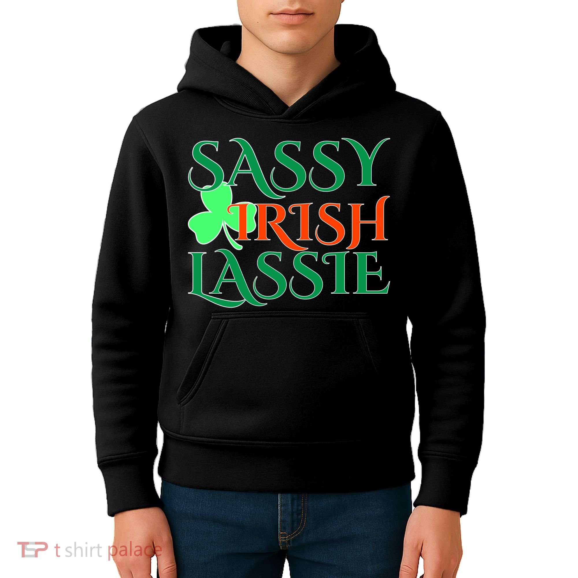 Sassy Irish Lassie Kids Hoodie