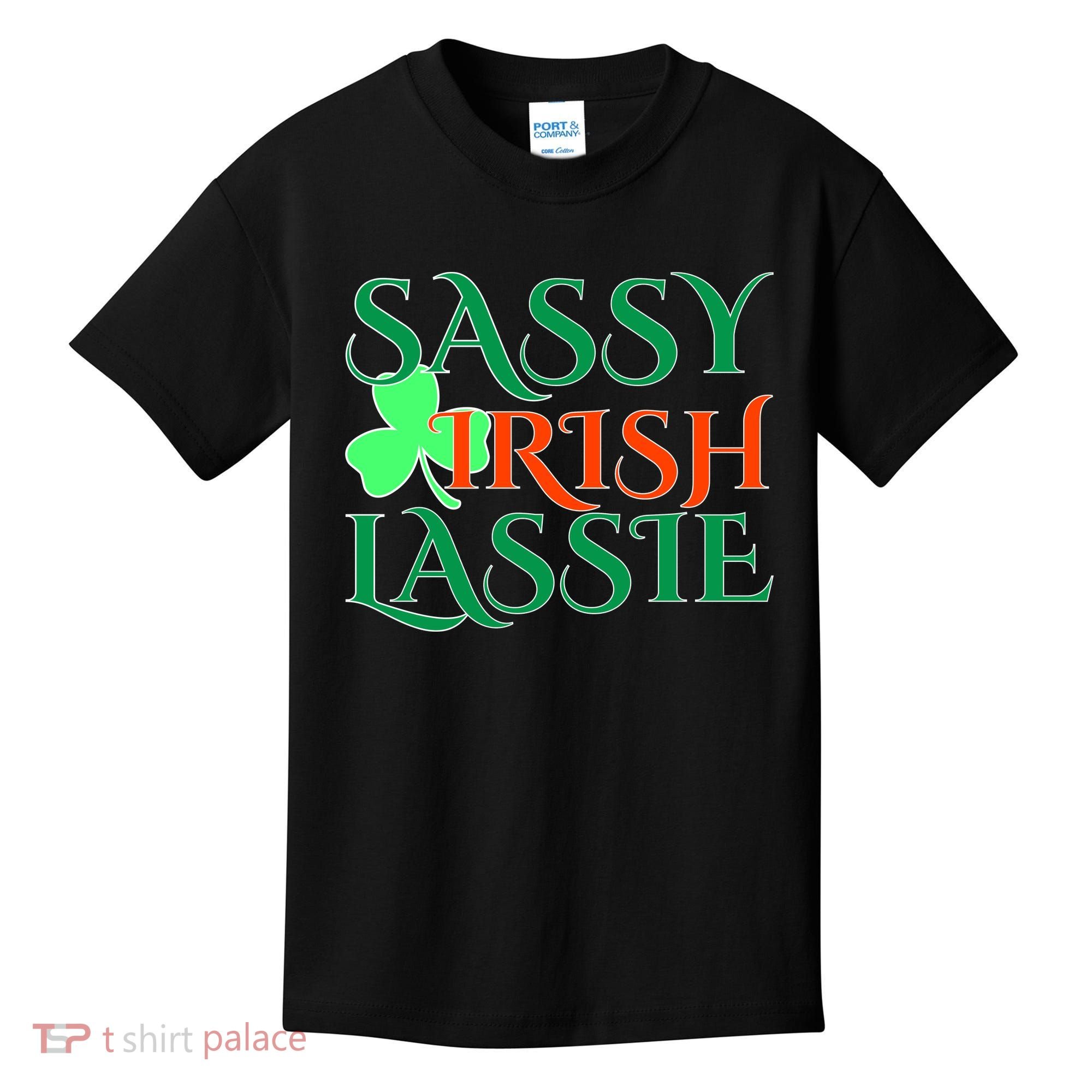 Sassy Irish Lassie Kids T-Shirt
