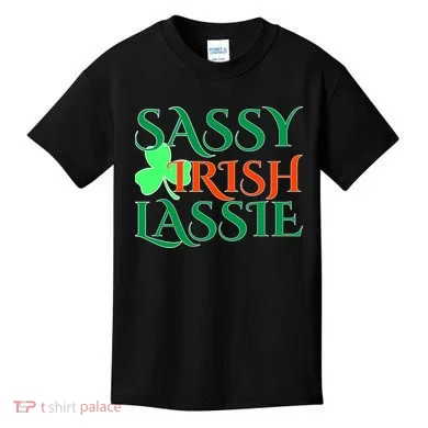 Sassy Irish Lassie Kids T-Shirt