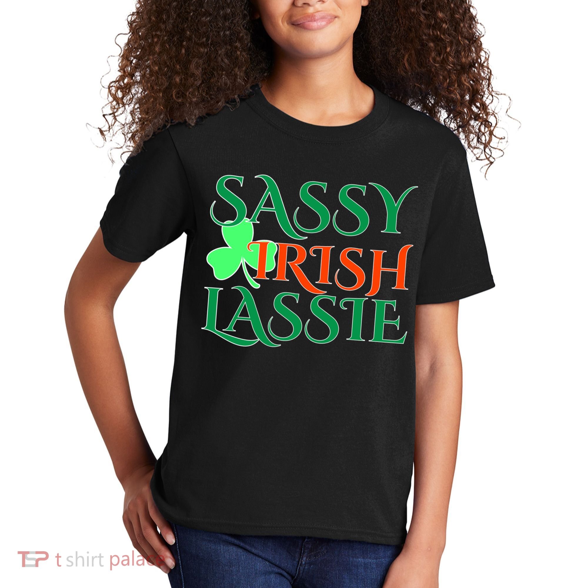 Sassy Irish Lassie Kids T-Shirt