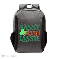 Sassy Irish Lassie Vector Backpack thumb 0