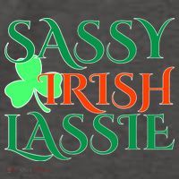 Sassy Irish Lassie Vector Backpack thumb 2
