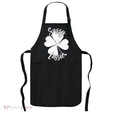 Sassy Lassie Irish Clover St. Patrick's Day Apron