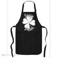 Sassy Lassie Irish Clover St. Patrick's Day Apron thumb 0