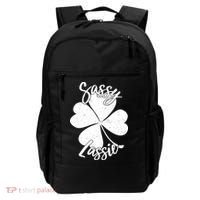 Sassy Lassie Irish Clover St. Patrick's Day Backpack thumb 0