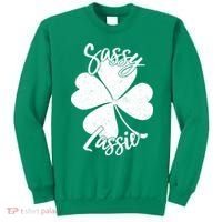Sassy Lassie Irish Clover St. Patrick's Day Sweatshirt thumb 0