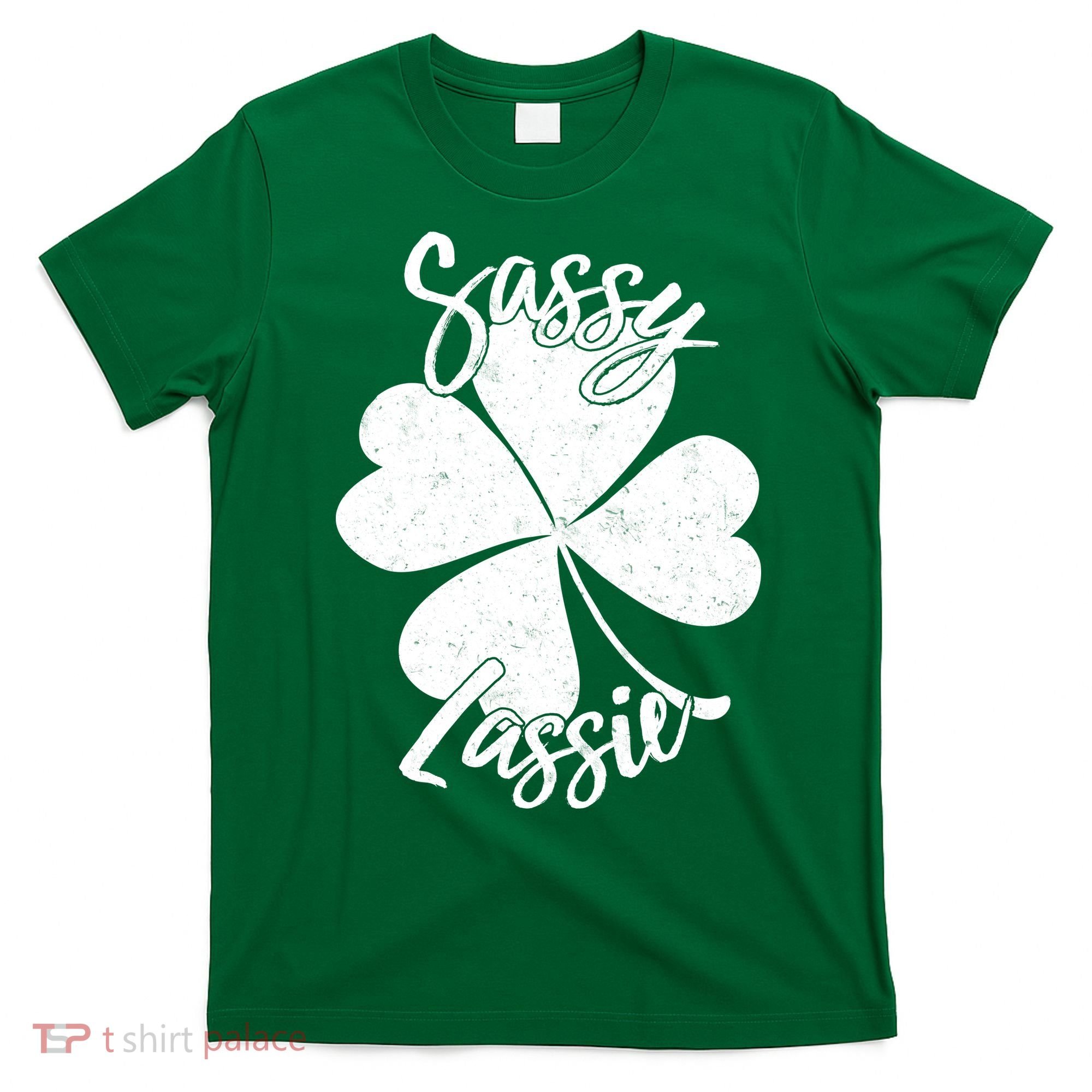 Sassy Lassie Irish Clover St. Patrick's Day T-Shirt