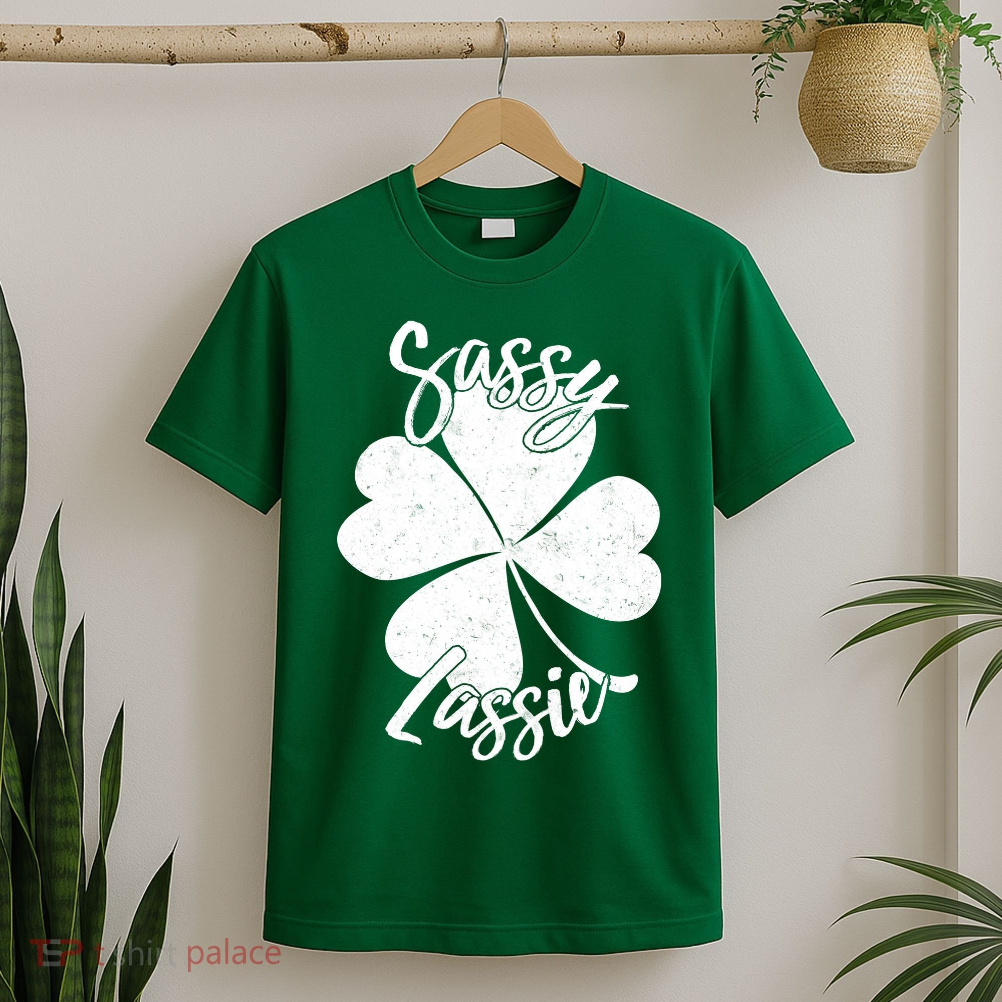 Sassy Lassie Irish Clover St. Patrick's Day T-Shirt