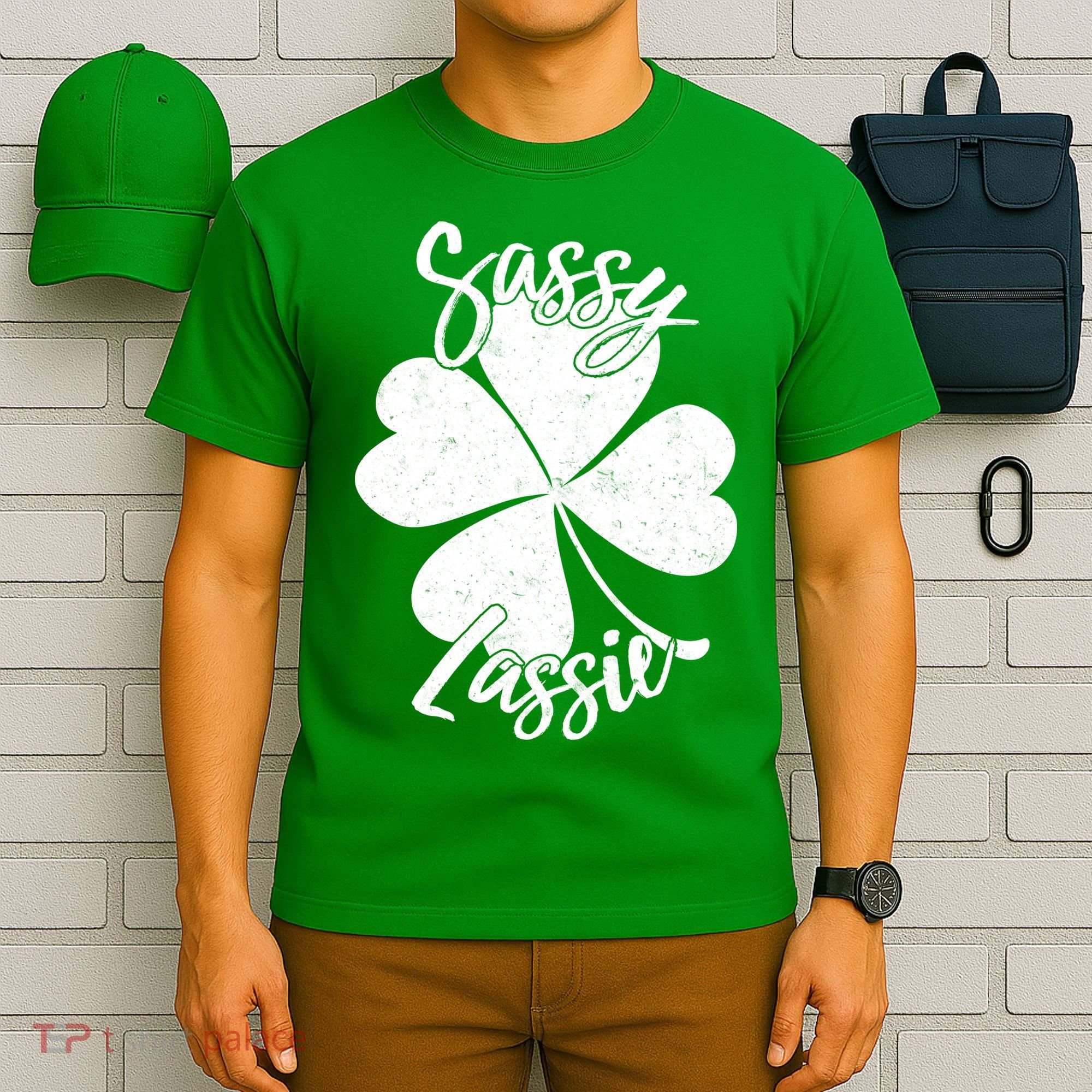 Sassy Lassie Irish Clover St. Patrick's Day T-Shirt