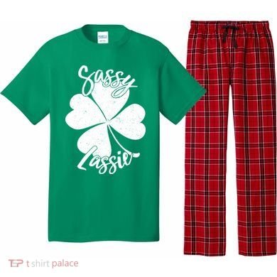 Sassy Lassie Irish Clover St. Patrick's Day Pajama Set