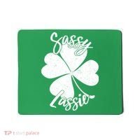 Sassy Lassie Irish Clover St. Patrick's Day Mousepad thumb 0