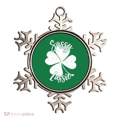 Sassy Lassie Irish Clover St. Patrick's Day Ornament