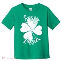 Sassy Lassie Irish Clover St. Patrick's Day Toddler T-Shirt thumb 0