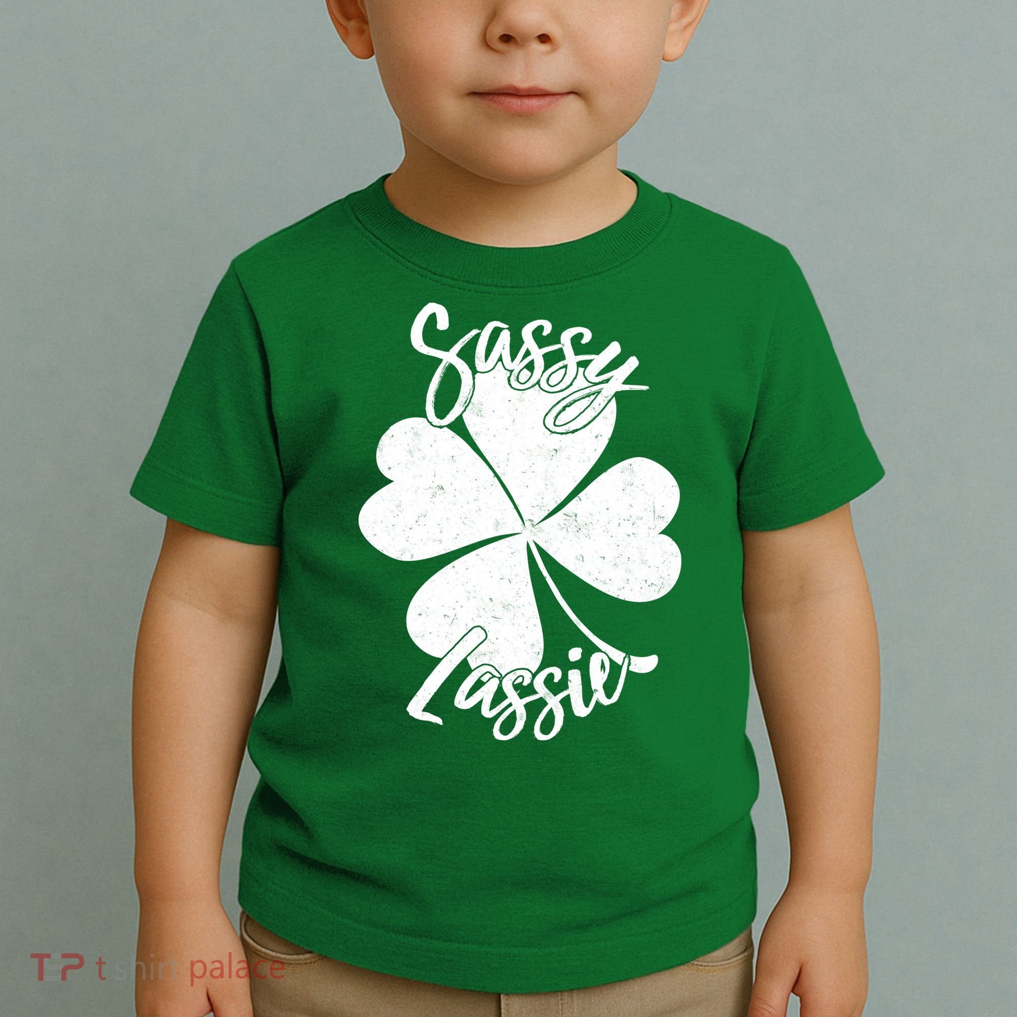 Sassy Lassie Irish Clover St. Patrick's Day Toddler T-Shirt