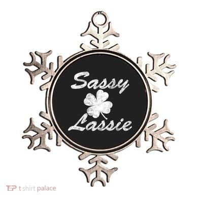 Sassy Lassy Irish Clover St. Patricks Day Ornament