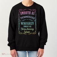 Smooth as Tennessee Whiskey Funny Humour Tee Vacation Women's Sweatshirt thumb 0
