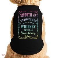 Smooth as Tennessee Whiskey Funny Humour Tee Vacation Doggie Tank thumb 0