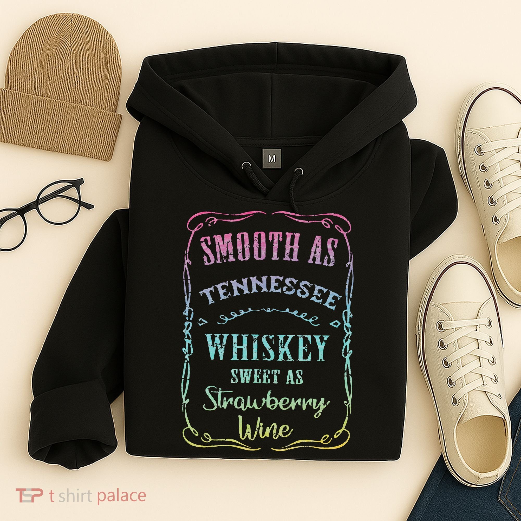 Smooth as Tennessee Whiskey Funny Humour Tee Vacation Hoodie