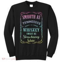 Smooth as Tennessee Whiskey Funny Humour Tee Vacation Sweatshirt thumb 0