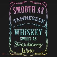 Smooth as Tennessee Whiskey Funny Humour Tee Vacation Mousepad thumb 1
