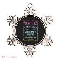 Smooth as Tennessee Whiskey Funny Humour Tee Vacation Ornament thumb 0