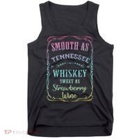 Smooth as Tennessee Whiskey Funny Humour Tee Vacation Tank Top thumb 0
