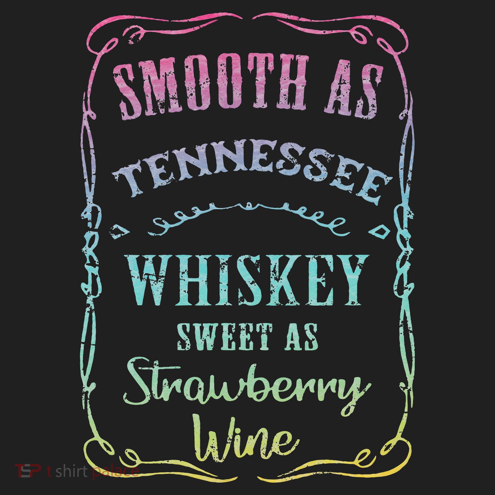 Smooth as Tennessee Whiskey Funny Humour Tee Vacation Golf Towel