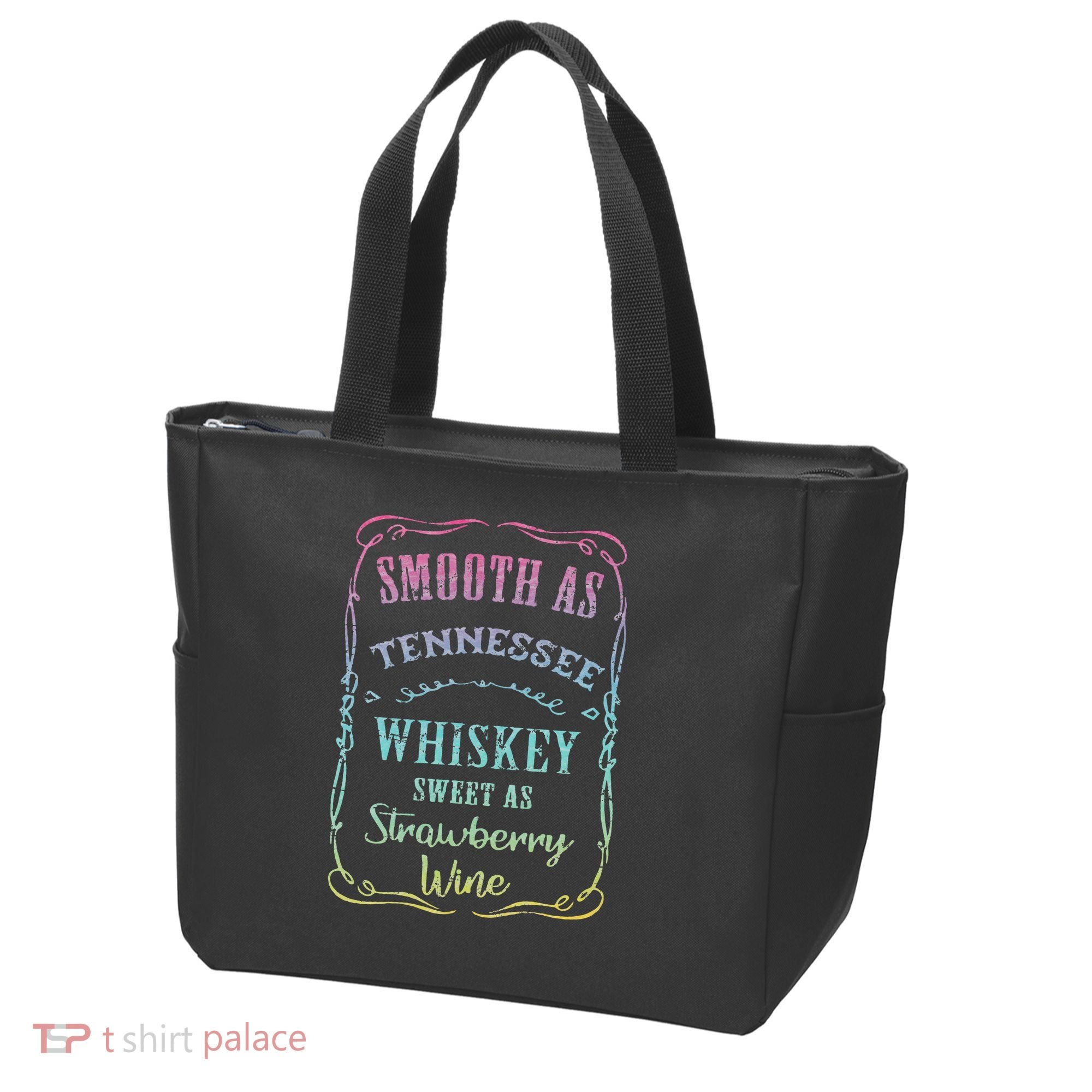 Smooth as Tennessee Whiskey Funny Humour Tee Vacation Tote Bag