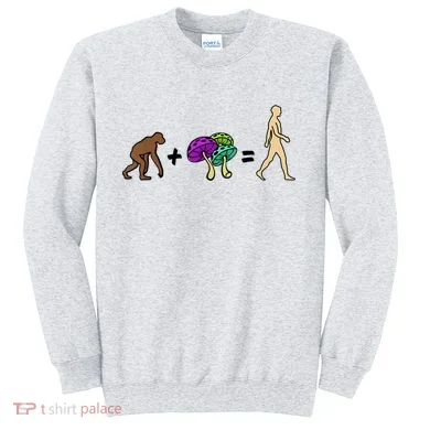 Stoned Ape Theory Psychedelic Magic Mushroom Monkey Sweatshirt