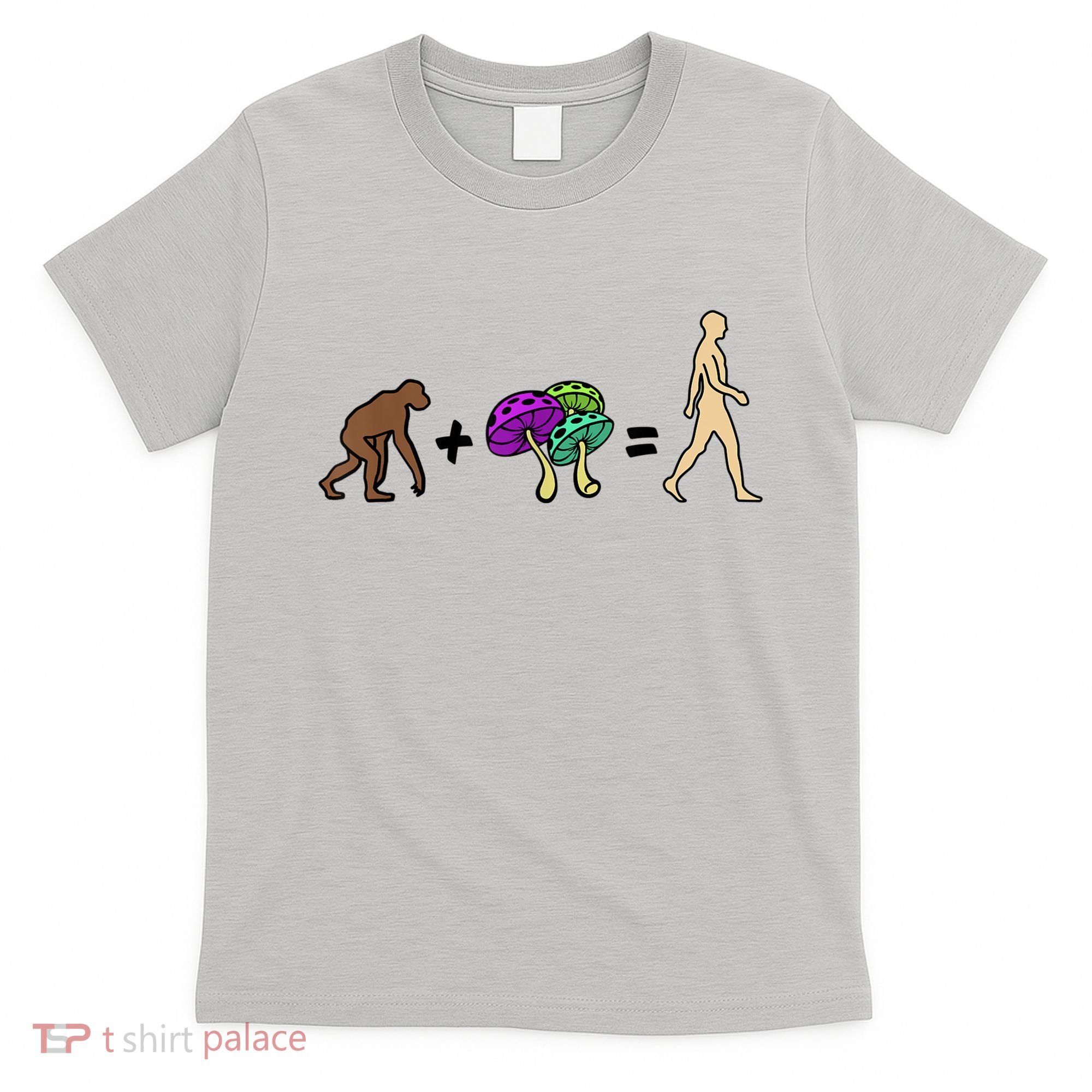 Stoned Ape Theory Psychedelic Magic Mushroom Monkey T-Shirt