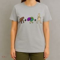 Stoned Ape Theory Psychedelic Magic Mushroom Monkey T-Shirt thumb 4