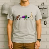 Stoned Ape Theory Psychedelic Magic Mushroom Monkey T-Shirt thumb 6