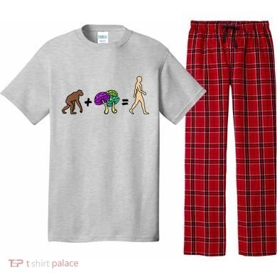 Stoned Ape Theory Psychedelic Magic Mushroom Monkey Pajama Set