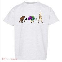 Stoned Ape Theory Psychedelic Magic Mushroom Monkey Toddler T-Shirt thumb 0
