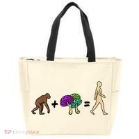 Stoned Ape Theory Psychedelic Magic Mushroom Monkey Tote Bag thumb 0