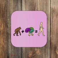 Stoned Ape Theory Psychedelic Magic Mushroom Monkey Coaster thumb 0