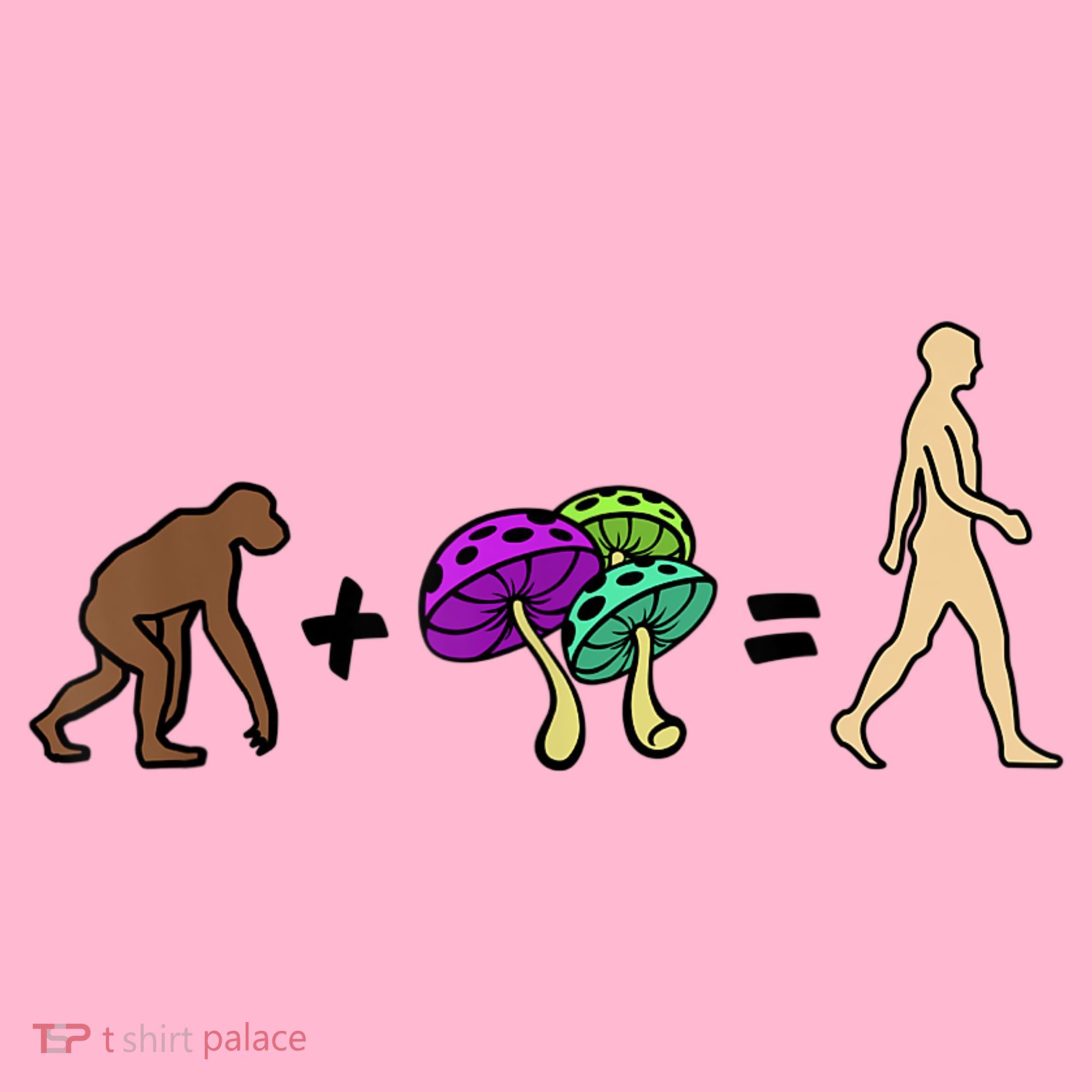 Stoned Ape Theory Psychedelic Magic Mushroom Monkey Coaster