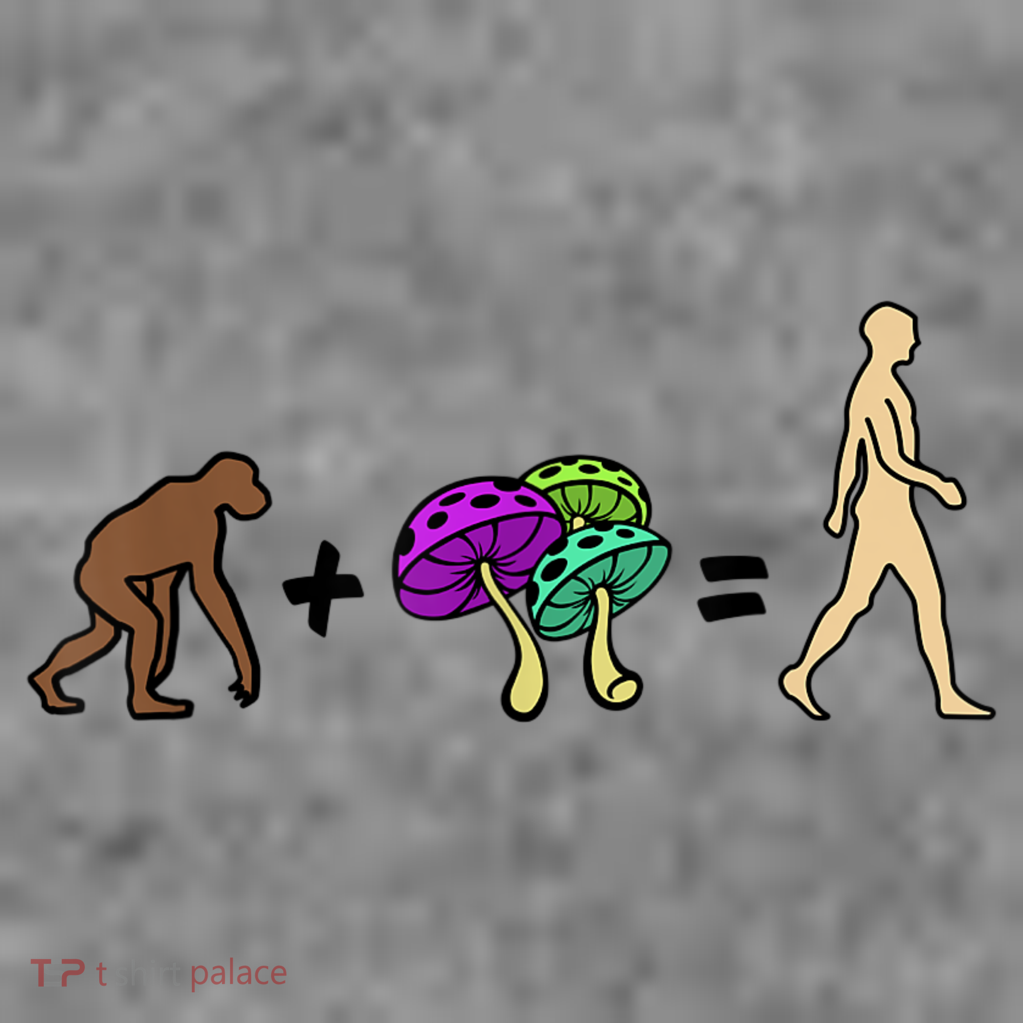 Stoned Ape Theory Psychedelic Magic Mushroom Monkey Toddler Hoodie
