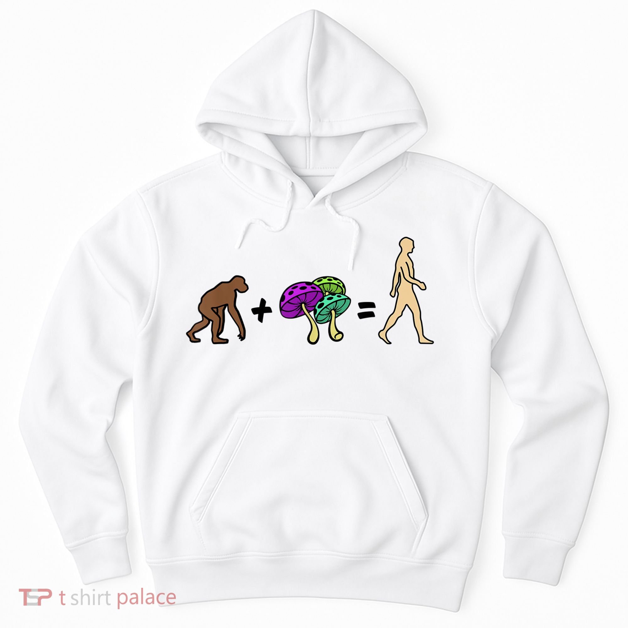 Stoned Ape Theory Psychedelic Magic Mushroom Monkey Hoodie
