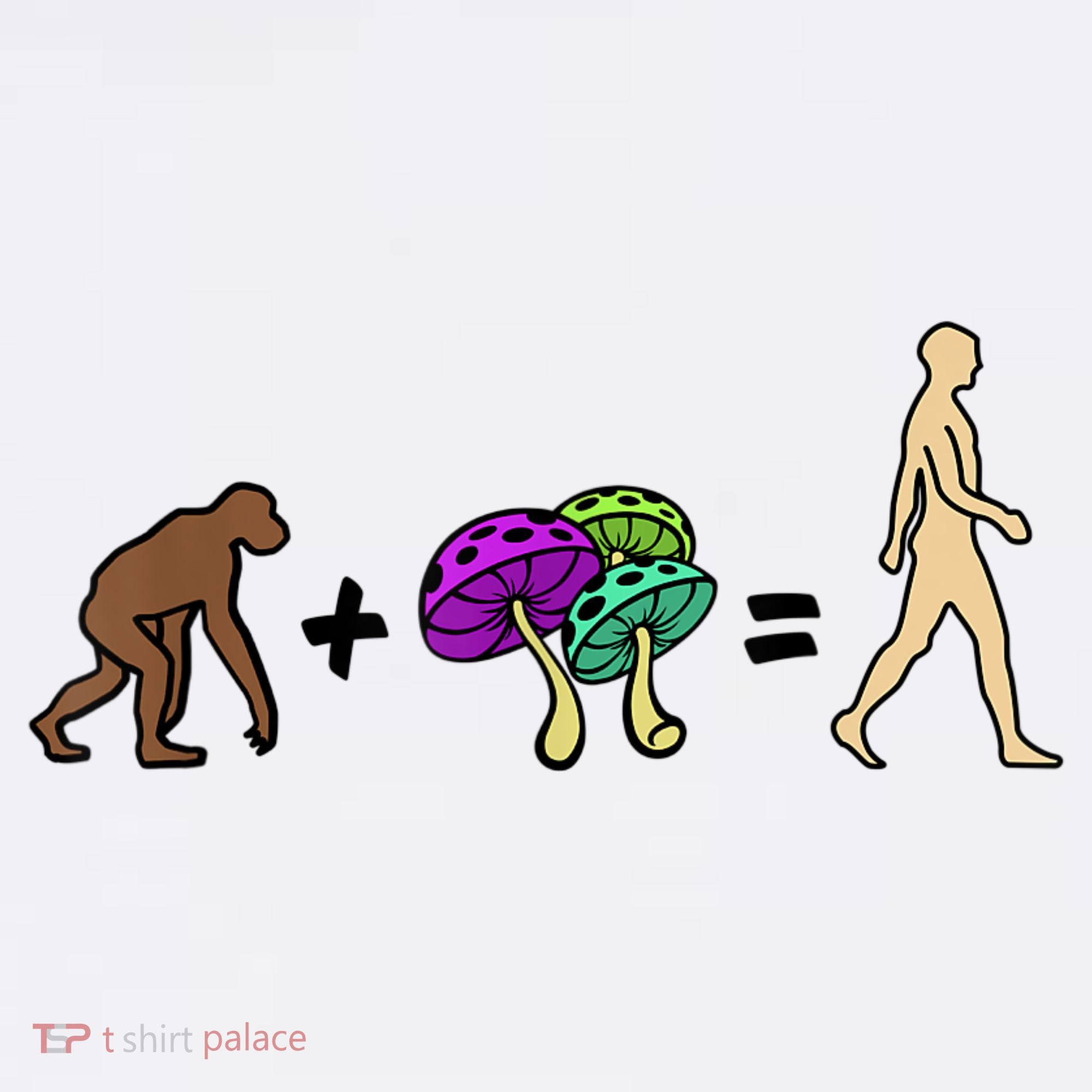 Stoned Ape Theory Psychedelic Magic Mushroom Monkey Hoodie