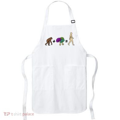 Stoned Ape Theory Psychedelic Magic Mushroom Monkey Apron
