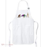 Stoned Ape Theory Psychedelic Magic Mushroom Monkey Apron thumb 0