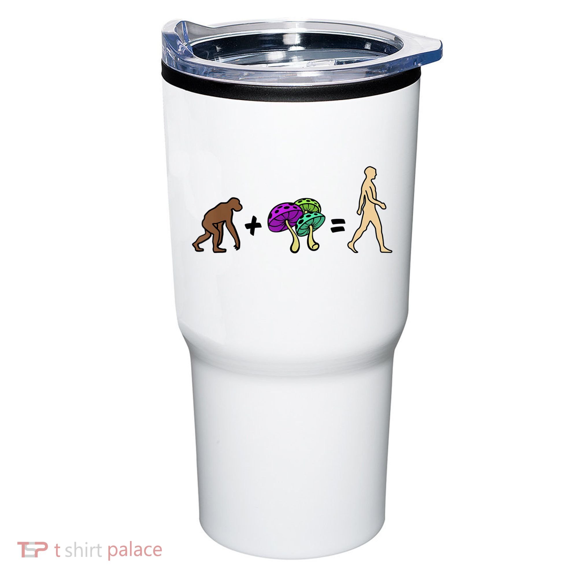 Stoned Ape Theory Psychedelic Magic Mushroom Monkey Tumbler