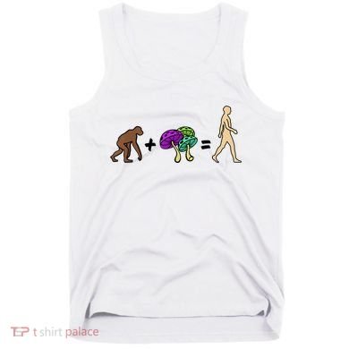 Stoned Ape Theory Psychedelic Magic Mushroom Monkey Tank Top