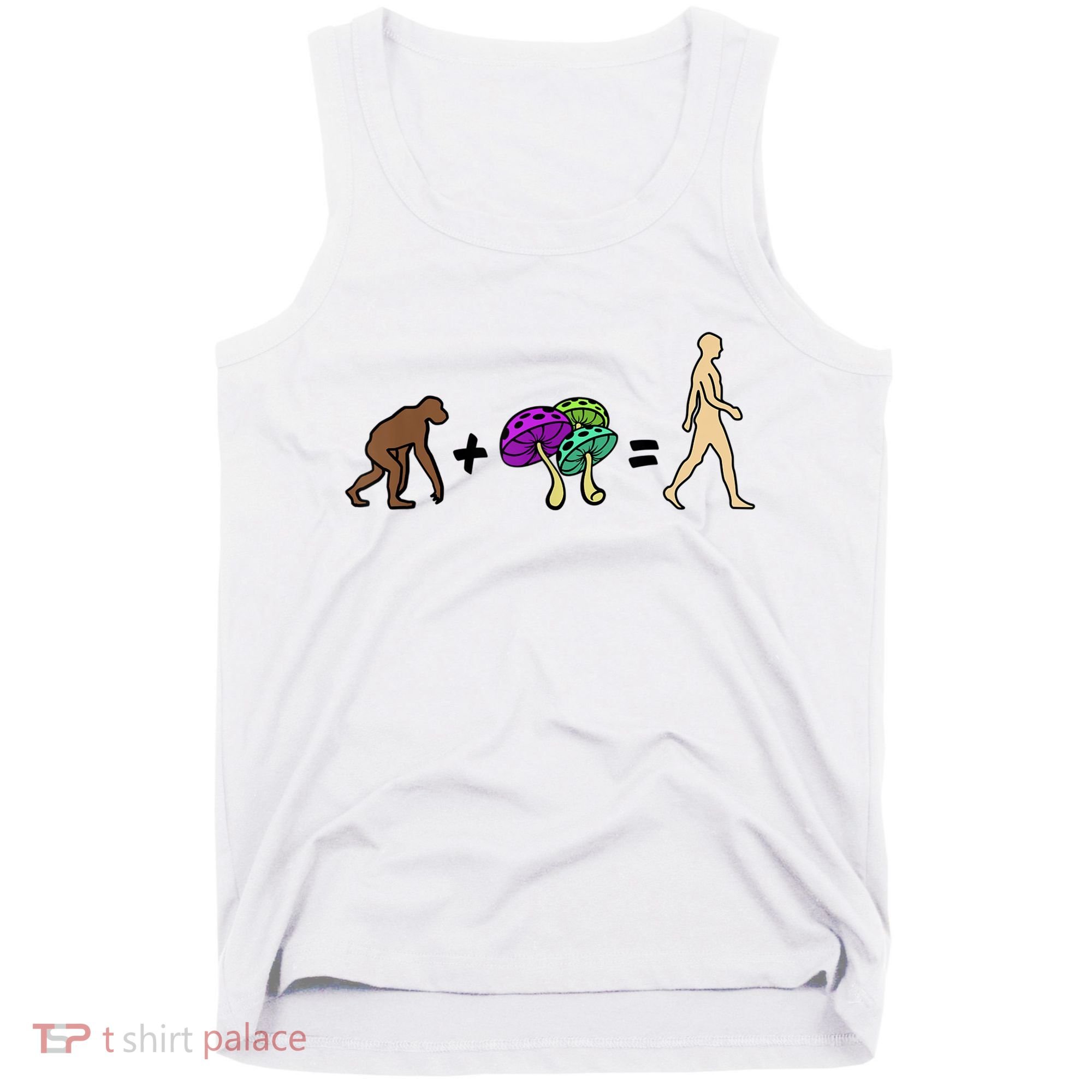 Stoned Ape Theory Psychedelic Magic Mushroom Monkey Tank Top