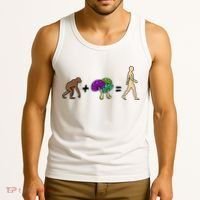 Stoned Ape Theory Psychedelic Magic Mushroom Monkey Tank Top thumb 3