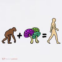 Stoned Ape Theory Psychedelic Magic Mushroom Monkey Golf Towel thumb 3
